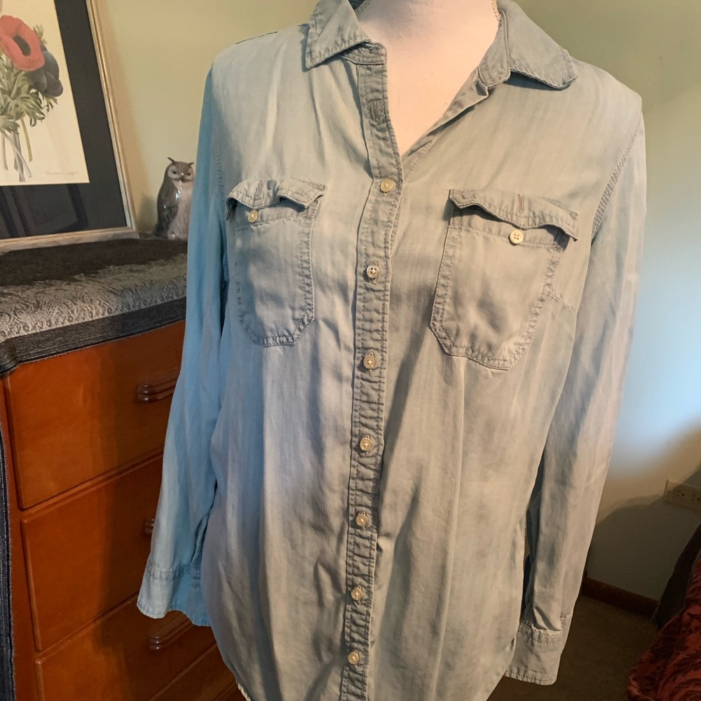 Talbots Long-Sleeved Shirt: Medium